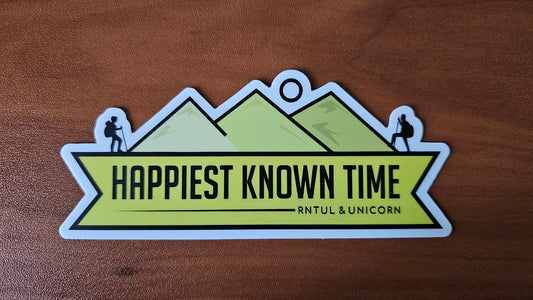 Happiest Known Time Die-Cut Sticker